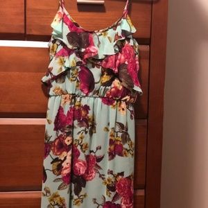 Floral print dress